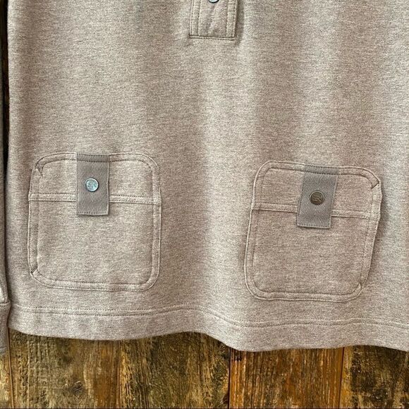 Banana Republic Sz S Gray Cape Cod High Collar Beach Boating Surf Jacket - Picture 5 of 10